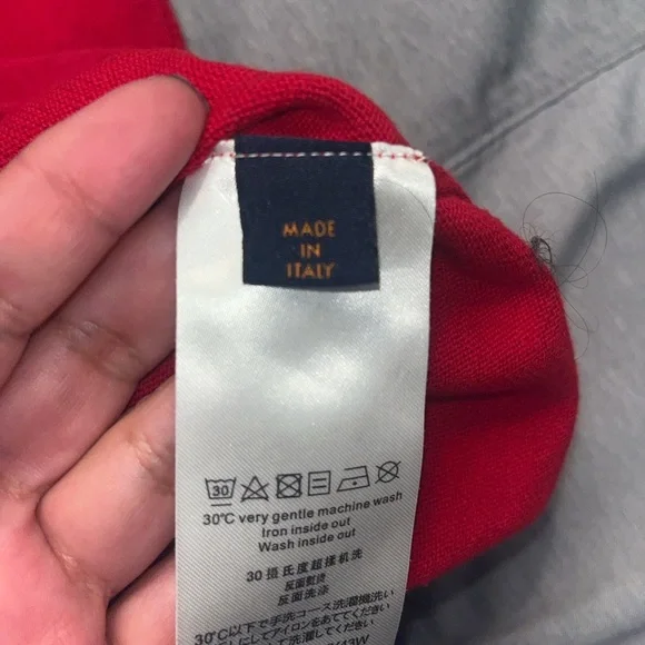 Louis Vuitton Red Logo Sweater - Picture 7 of 9